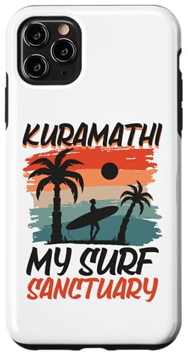 Hülle für iPhone 11 Pro Max Surfing bei Kuramathi von Indischer Ozean Urlaub in Malediven