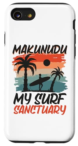 Hülle für iPhone SE (2020) / 7 / 8 Surfing bei Makunudu von Indischer Ozean Urlaub in Malediven