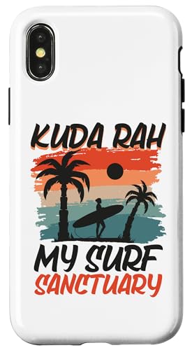 Hülle für iPhone X/XS Surfing bei Kuda Rah von Indischer Ozean Urlaub in Malediven