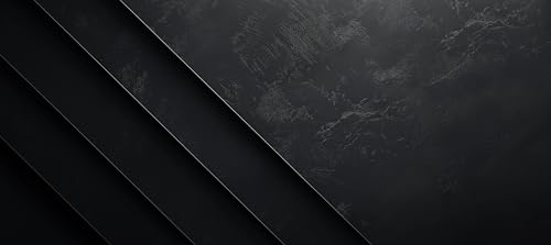 Black Stone Mauspad mit 3D-Tiefeneffekt, Topo Mauspad Schwarz, Schreibtischmatte für Desktop, Schreibtischunterlage für Tastatur und Maus, Gaming und Büro Topographie Schwarz Schreibtischunterlage von InfoMat by CW Labs