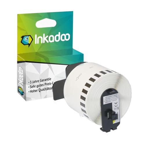 Inkadoo Kompatibel zu Brother DK-44605 Etikett P-Touch QL 600 P-Touch QL 570 P-Touch QL 560 Series P-Touch QL 1050 P- Inkadoo Kompatibel zu Brother DK-44605 Etikett P-Touch QL 600 P-Touch QL 570 P-Touch QL 560 Series P-Touch QL 1050 P- von Inkadoo