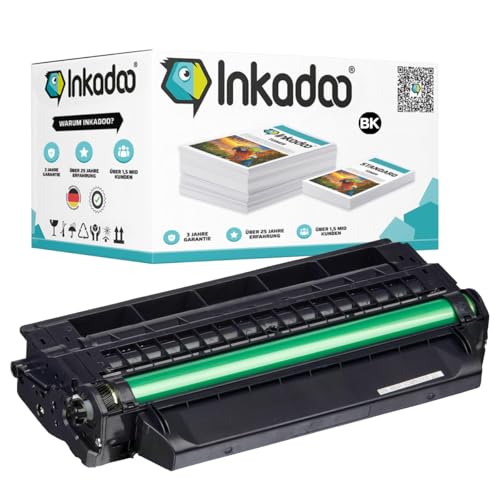 Inkadoo Toner für Samsung MLT-D103L/ELS / 103L ML-2950 Series ML-2950 ND ML-2955 Series SCX-4727 FD ML-2955 FW 1200 Tonerkartusche, Tonerpatronen, Drucker Toner von Inkadoo