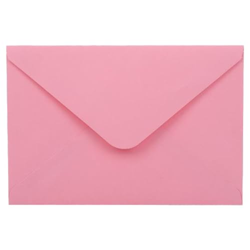 Inkoby Geschenkkarten Umschläge Kleine Umschlagtaschen 50 13,5x18,5cm Mini-Umschläge Pink von Inkoby