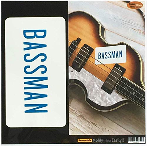 Inlaystickers für Gitarren & Bass - Paul McCartney Bassman from The Beatles' Let It Be Film - Klassisches Blau, B-177BM-CB von Inlaystickers