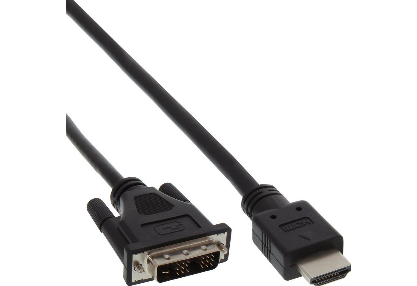 Inline InLine® HDMI-DVI Adapterkabel, HDMI Stecker auf DVI 18+1 Stecker, 1,5m HDMI-Kabel von Inline