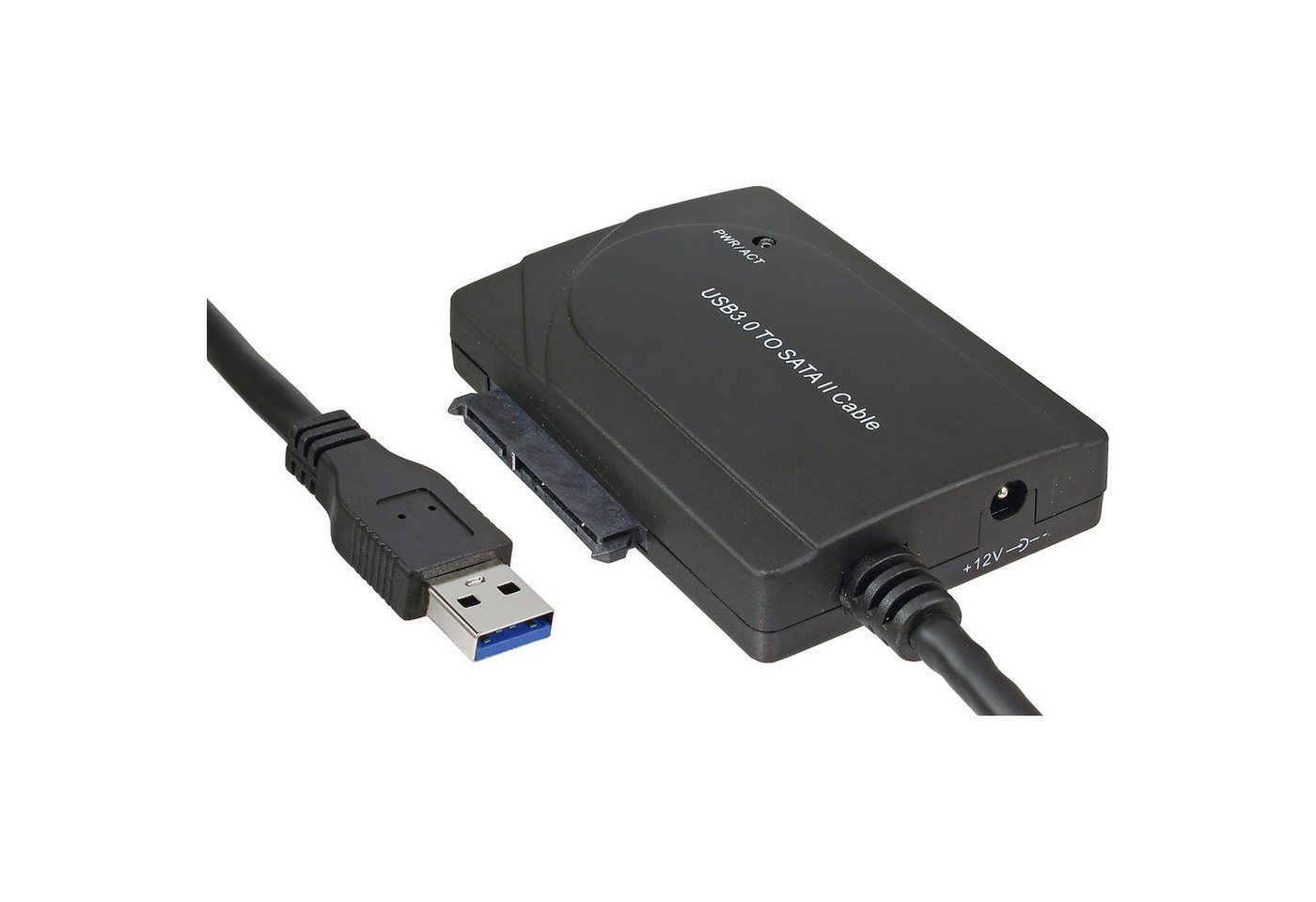 Inline InLine® USB 3.0 zu SATA II Konverter Kabel, mit Netzteil USB-Adapter von Inline