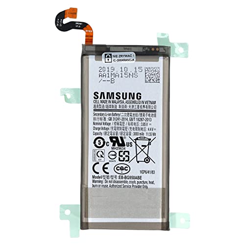 INNCOMM Original Akku für Samsung Galaxy S8 G950 Original OEM - 3000 mAh Lithium-Ionen-Batterie - Fabrikneu EB-BG950ABE mit Würfel von Inncomm