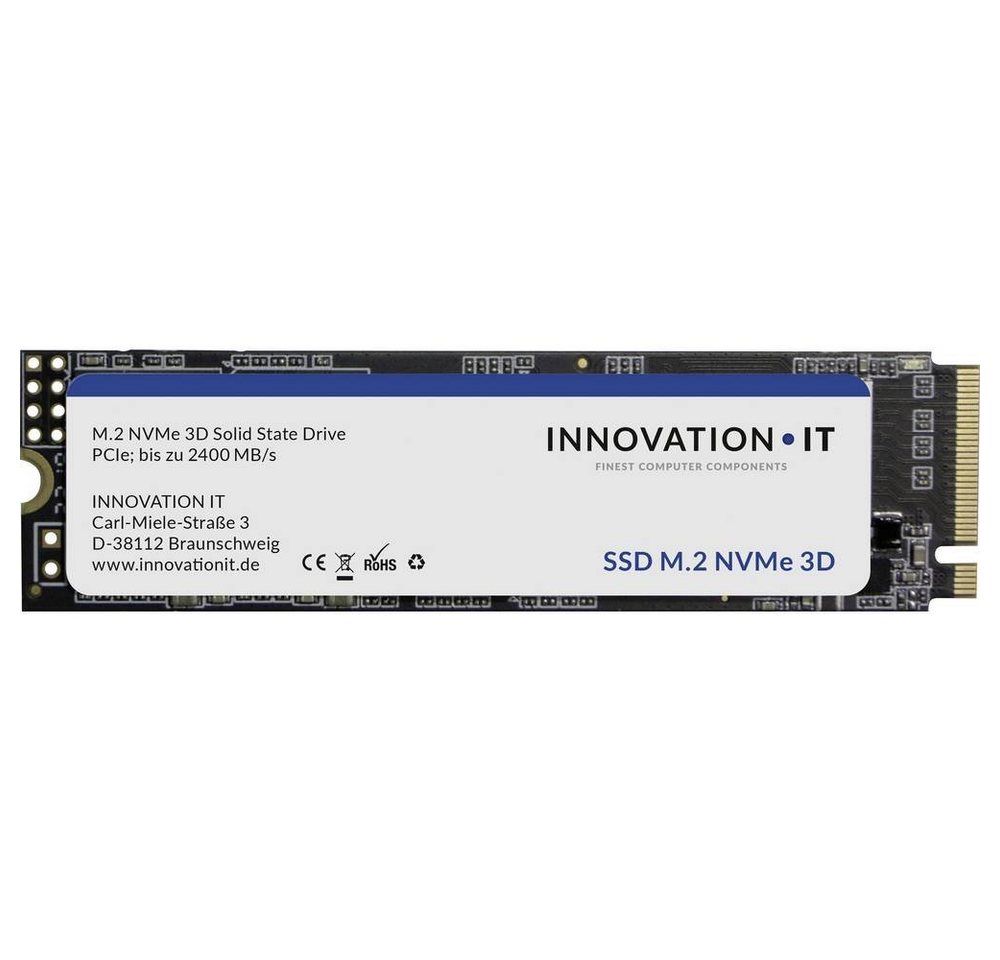 Innovation IT InnovationIT SSD M.2 2280 NVMe PCIe 512GB Retail SSHD-Hybrid-Festplatte von Innovation IT