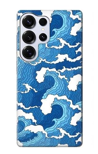 Aesthetic Storm Ocean Waves Hülle Schutzhülle Taschen für Samsung Galaxy S25 Ultra von Innovedesire