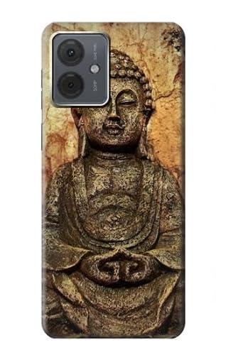 Buddha Rock Carving Hülle Schutzhülle Taschen für Motorola Moto G14 von Innovedesire