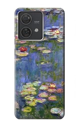 Claude Monet Water Lilies Hülle Schutzhülle Taschen für Motorola Edge 40 Neo von Innovedesire