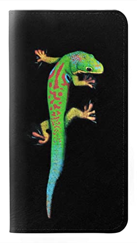 Green Madagascan Gecko Flip Hülle Tasche Klappetui für iPhone 16 plus von Innovedesire