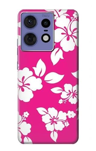 Hawaiian Hibiscus Pink Pattern Hülle Schutzhülle Taschen für Motorola Edge 50 Fusion von Innovedesire