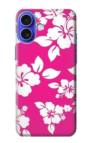 Hawaiian Hibiscus Pink Pattern Hülle Schutzhülle Taschen für iPhone 16 von Innovedesire