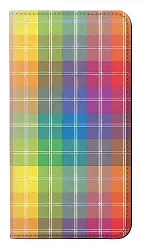 LGBTQ Rainbow Plaid Tartan Flip Hülle Tasche Klappetui für iPhone 16 pro von Innovedesire