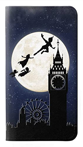 Peter Pan Fly Full Moon Night Flip Hülle Tasche Klappetui für iPhone 16 pro max von Innovedesire