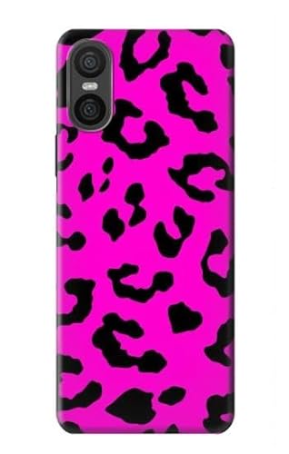 Pink Leopard Pattern Hülle Schutzhülle Taschen für Sony Xperia 10 VI von Innovedesire