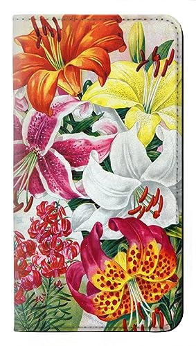 Retro Art Flowers Flip Hülle Tasche Klappetui für Sony Xperia 10 VI von Innovedesire