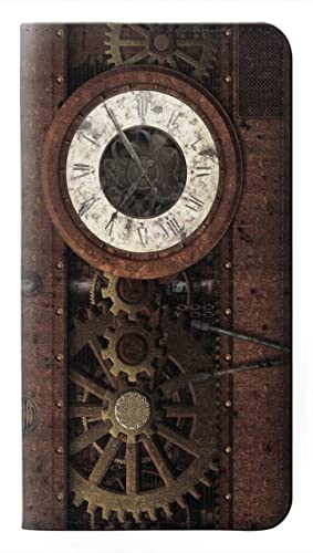 Steampunk Clock Gears Flip Hülle Tasche Klappetui für iPhone 16 von Innovedesire