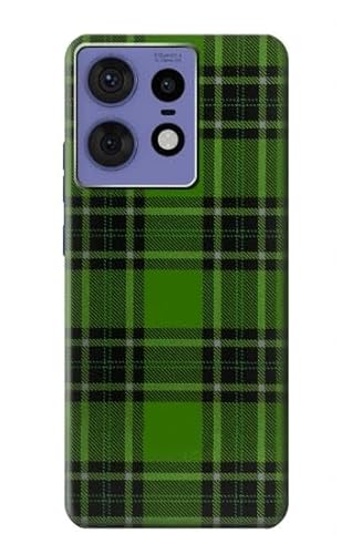 Tartan Green Pattern Hülle Schutzhülle Taschen für Motorola Edge 50 Fusion von Innovedesire