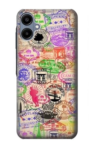 Travel Stamps Hülle Schutzhülle Taschen für Samsung Galaxy A06 von Innovedesire