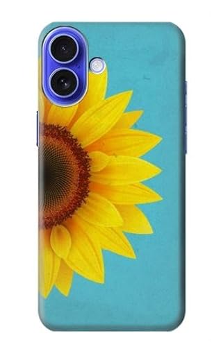 Vintage Sunflower Blue Hülle Schutzhülle Taschen für iPhone 16 von Innovedesire