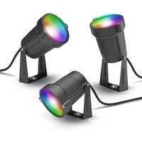 Innr Smart Outdoor Spot Light Colour 3er-Set - LED-Spot - Schwarz von Innr