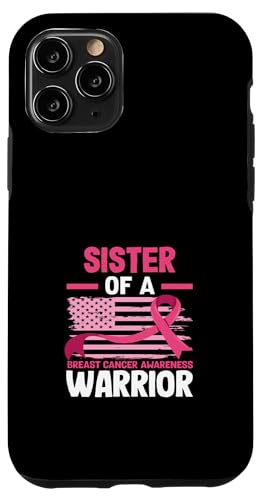 Hülle für iPhone 11 Pro Sister Of A Warrior Brustkrebs-Bewusstsein von Inspirational Breast Cancer Awareness Gifts Co.