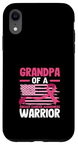 Hülle für iPhone XR Opa Of A Warrior Brustkrebs-Bewusstsein von Inspirational Breast Cancer Awareness Gifts Co.