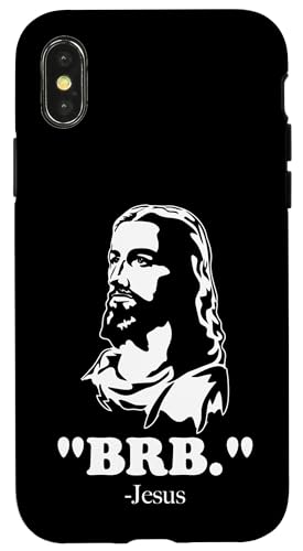 Hülle für iPhone X/XS BRB Du lebst nur einmal JK Funny Jesus Follower von Inspirational Catholic & Protestant Zajoo