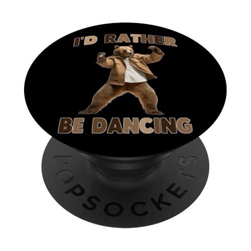 Ich tanze lieber Bärenhumor PopSockets Klebender PopGrip von Inspirational Dance Memes