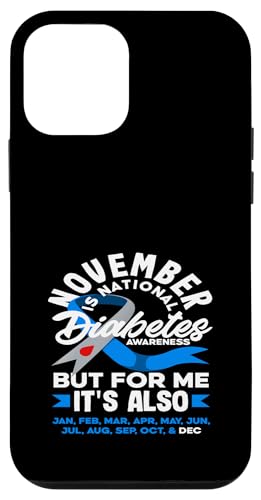 Hülle für iPhone 12 mini Diabetes Typ 1 Bewusstsein November ist nationaler Diabetes von Inspiring Advocacy for T1D Diabetes Awareness Gift