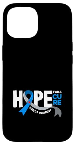 Hülle für iPhone 15 Hope For A Cure Diabetes Typ 1 Bewusstsein von Inspiring Advocacy for T1D Diabetes Awareness Gift