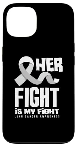 Hülle für iPhone 13 Lungenkrebsbewusstsein Her Fight Is My Fight von Inspiring Lung Cancer Fighter Faith Hope Gifts