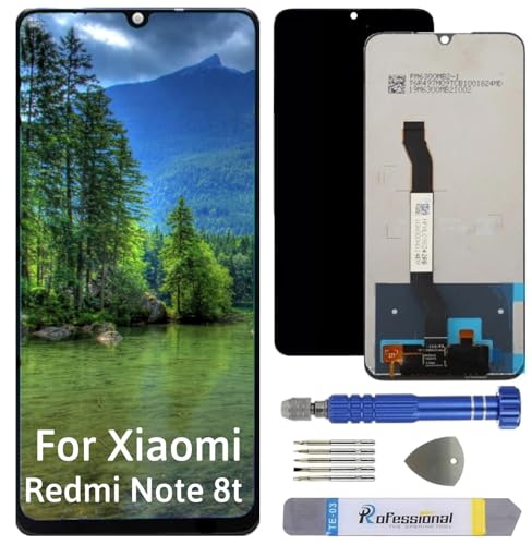 Int'x Display für Xiaomi Redmi Note 8T M1908C3XG LCD Bildschirm Ersatz Touchscreen mit Werkzeug Schwarz Hohe Qualität von Int'x