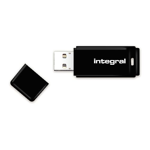 Integral 32GB Schwarzer USB 2.0 Speicher-Flash-Laufwerk von Integral