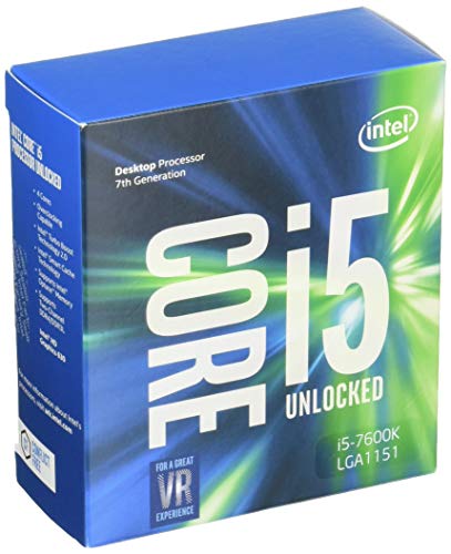 Intel Core i5-7600K Prozessor der 7. Generation (bis zu 4.20 GHz mit Intel Turbo-Boost-Technik 2.0, 6 MB Intel Smart-Cache) von Intel