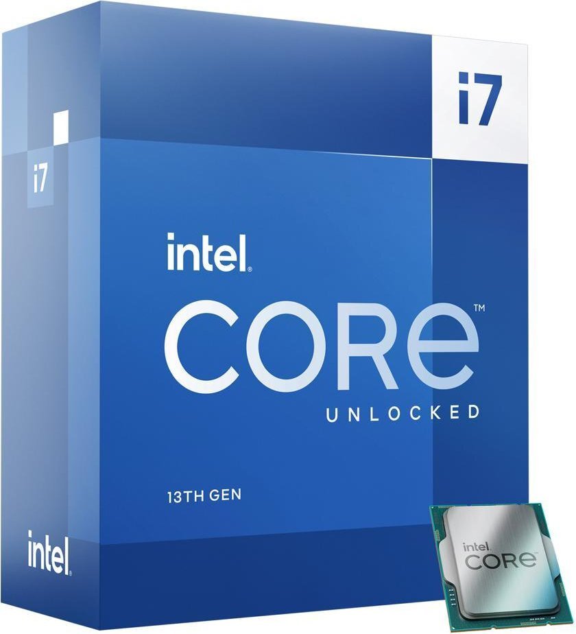 Intel Core i7-13700KF - 8C+8c/24T, 3.40-5.40GHz, boxed ohne Kühler von Intel
