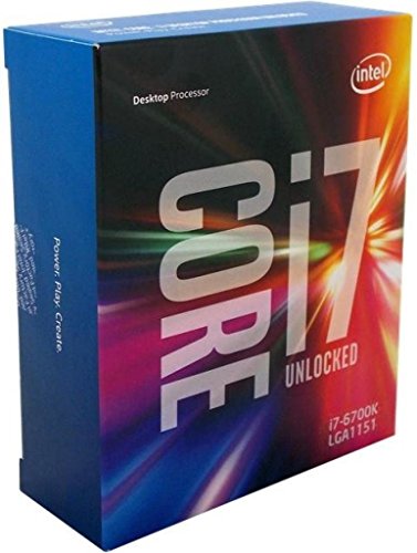 Intel Core i7-6700K Prozessor der 6. Generation (bis zu 4 GHz mit Intel Turbo-Boost-Technik 2.0, 8 MB Intel Smart-Cache) von Intel