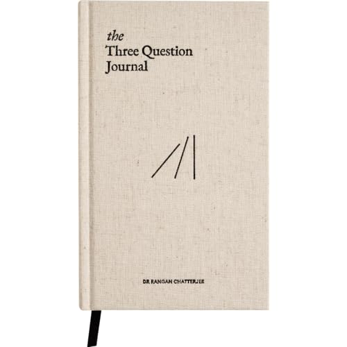 The Three Question Journal Dr. Rangan Chatterjee – Tägliches Dankbarkeitstagebuch 2024 für Achtsamkeit, Stressabbau, geführtes Tagebuch für tägliches geistiges Wellness, persönliches Wachstum – Leinen von Intelligent Change