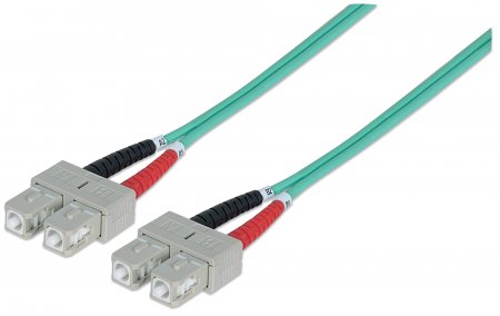 INTELLINET Glasfaser LWL-Anschlusskabel, Duplex, Multimode von Intellinet