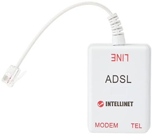 Intellinet 201124 Splitter für ADSL Modem weiß von Intellinet