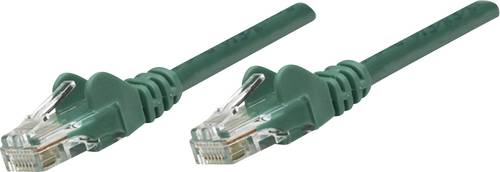 Intellinet 319782 RJ45 Netzwerkkabel, Patchkabel CAT 5e U/UTP 3.00m Grün von Intellinet