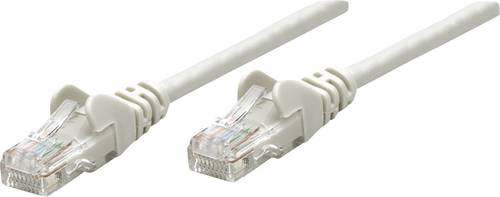 Intellinet 319812 RJ45 Netzwerkkabel, Patchkabel CAT 5e U/UTP 5.00m Grau von Intellinet