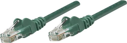 Intellinet 319836 RJ45 Netzwerkkabel, Patchkabel CAT 5e U/UTP 5.00m Grün von Intellinet