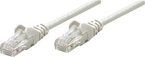 Intellinet 319867 RJ45 Netzwerkkabel, Patchkabel CAT 5e U/UTP 7.50m Grau 1St. von Intellinet