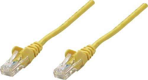 Intellinet 330565 RJ45 Netzwerkkabel, Patchkabel CAT 5e SF/UTP 2.00m Gelb von Intellinet