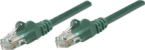 Intellinet 342506 RJ45 Netzwerkkabel, Patchkabel CAT 6 U/UTP 3.00m Grün von Intellinet