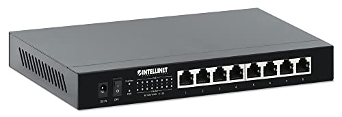 Intellinet 561938 Ethernet Switch Poe+ 8 Anschlüsse 2.5G Schwarz von Intellinet