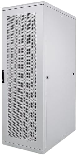 Intellinet 713351 Serverschrank 26 HE 1284 (H) x 600 (B) x 1000 (T) mm Schutzklasse IP20 vollständig montiert, 48,26 cm (19 Zoll) grau von Intellinet